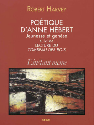 cover image of Poétique d'Anne Hébert